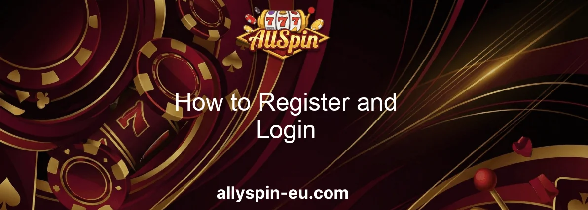Allyspin Casino How To Register And Login